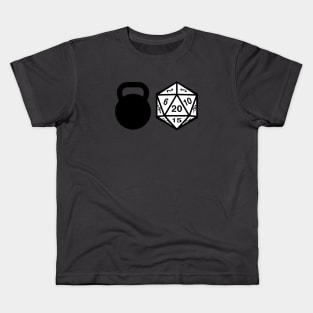 Kettlebells and D&D Spells! Kids T-Shirt